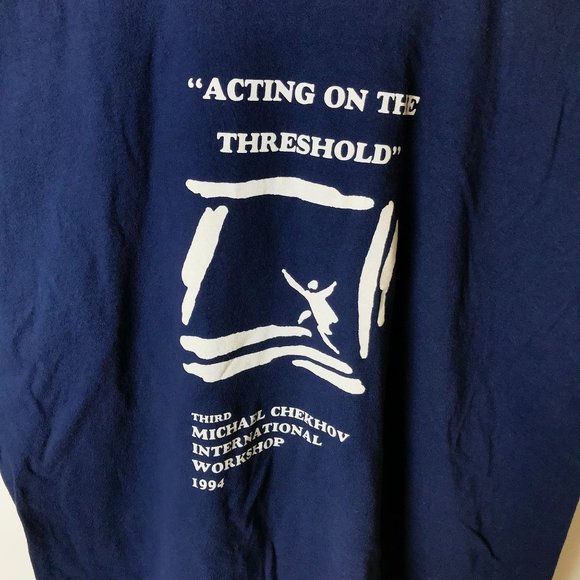 Third Michael Chekhov International Workshop T Shirt 1994 Vintage Graphic Tee - Picture 4 of 14
